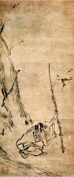 《六祖伐竹图》