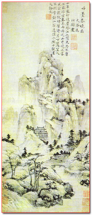 陆广的《丹台春晓图》