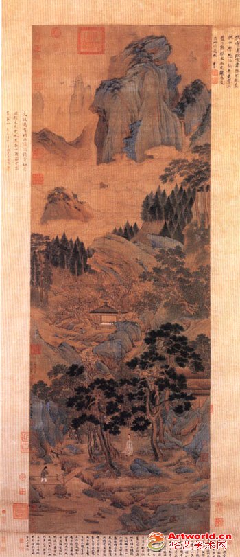桃村草堂图