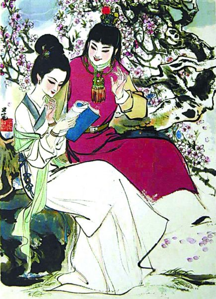画笔底黛玉成绝响