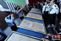 中国从境外追回被盗唐贞顺皇后敬陵五幅壁画
