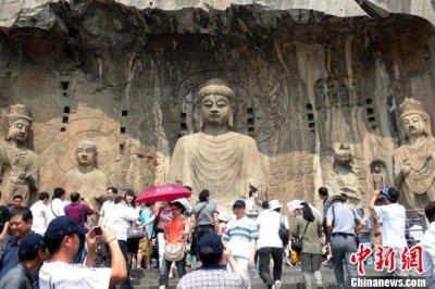 世界遗产龙门石窟景区因水库泄洪被迫关闭
