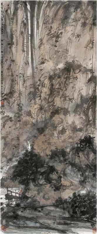 傅抱石《观瀑图》亮相北京宝瑞盈秋拍