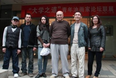 青年油画家聚首大瀚画廊 论大学之道