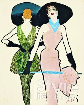 不可错过的意大利插画大师René Gruau遗作拍卖