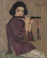 方君璧代表作《吹笛女》亮相匡时