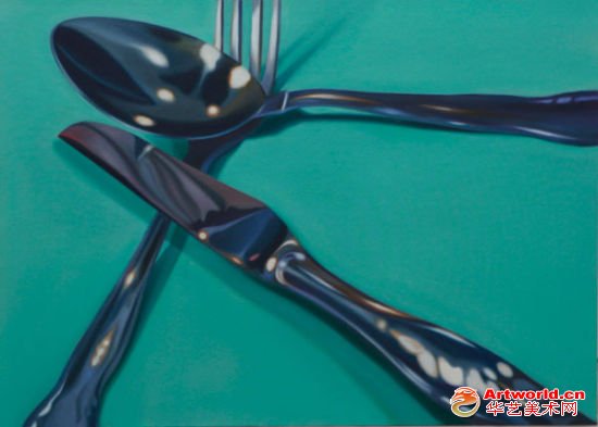 陈文波，《饭局》，100×140cm，布面油画 ，2009 估价：150,000-250,000