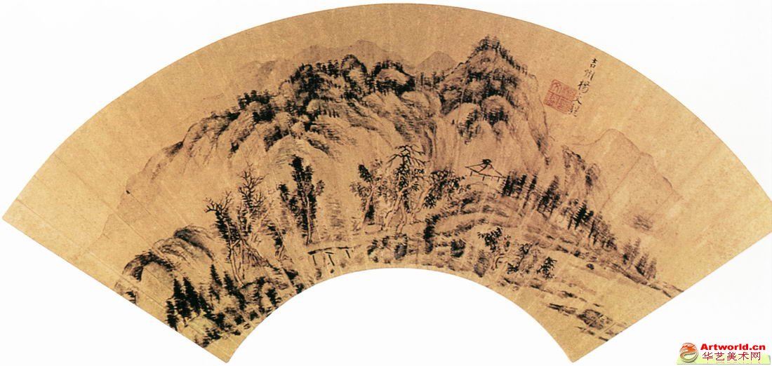 明 杨文骢《山水图》