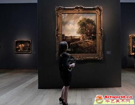 伦敦佳士得早期艺术大师与英国油画夜场拍卖会前的媒体拍照过程中
