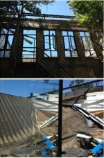 北京暴雨殃及艺术区 张晓刚工作室被雨压塌