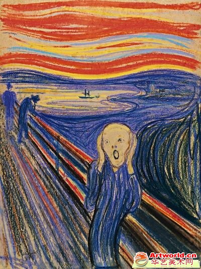 蒙克的第三版《尖叫》最终拍得1.19 亿美元，打破单件艺术品的世界拍卖纪录。