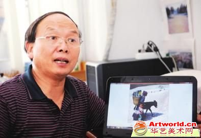 成都美术家协会副主席陈登木也有作品被借走不还。
