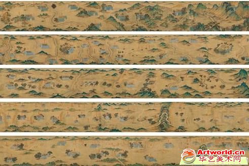 500年前《蒙古山水地图》估价8千万 