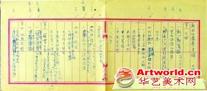 周汝昌先生最早的红学著作《红楼梦新证》手稿。