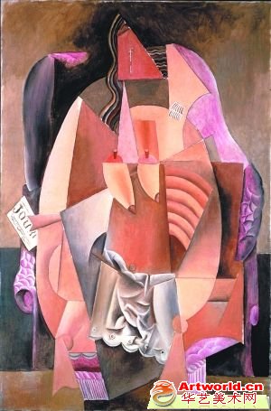里奥纳德·劳德收藏并捐赠的毕加索作品《坐在扶手椅中的女人》