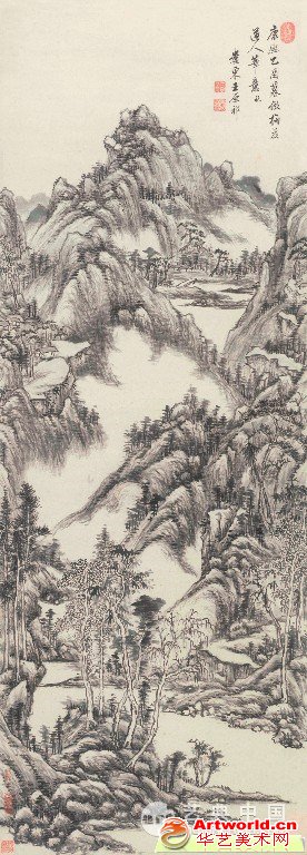 王原祁（1642-1715）仿梅道人山水