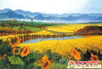 吴作人《战地黄花分外香》成为嘉德20年最高价拍品。中国嘉德供图